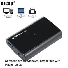 Ezcap 266 hộp Video Game Capture hdmi to usb 3 0 adapter livestream obs hỗ trợ 1080p 60fps ngõ ra video và cổng vào mic Tương Thích Với Các Hệ Thống Windows/Mac/Linux
