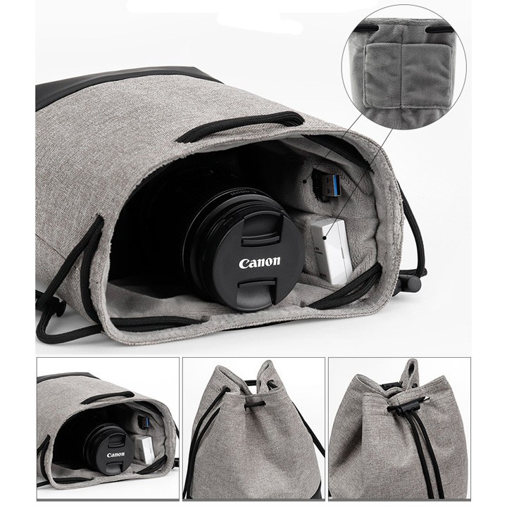 Túi đựng máy ảnh thời trang 3 lớp Baona BN-H006 BNH008 - Oz120