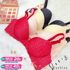Áo lót nữ, áo ngực nữ su đúc kẻ sọc không gọng đệm dày ôm nâng ngực chống xệ – Doris.fashion
