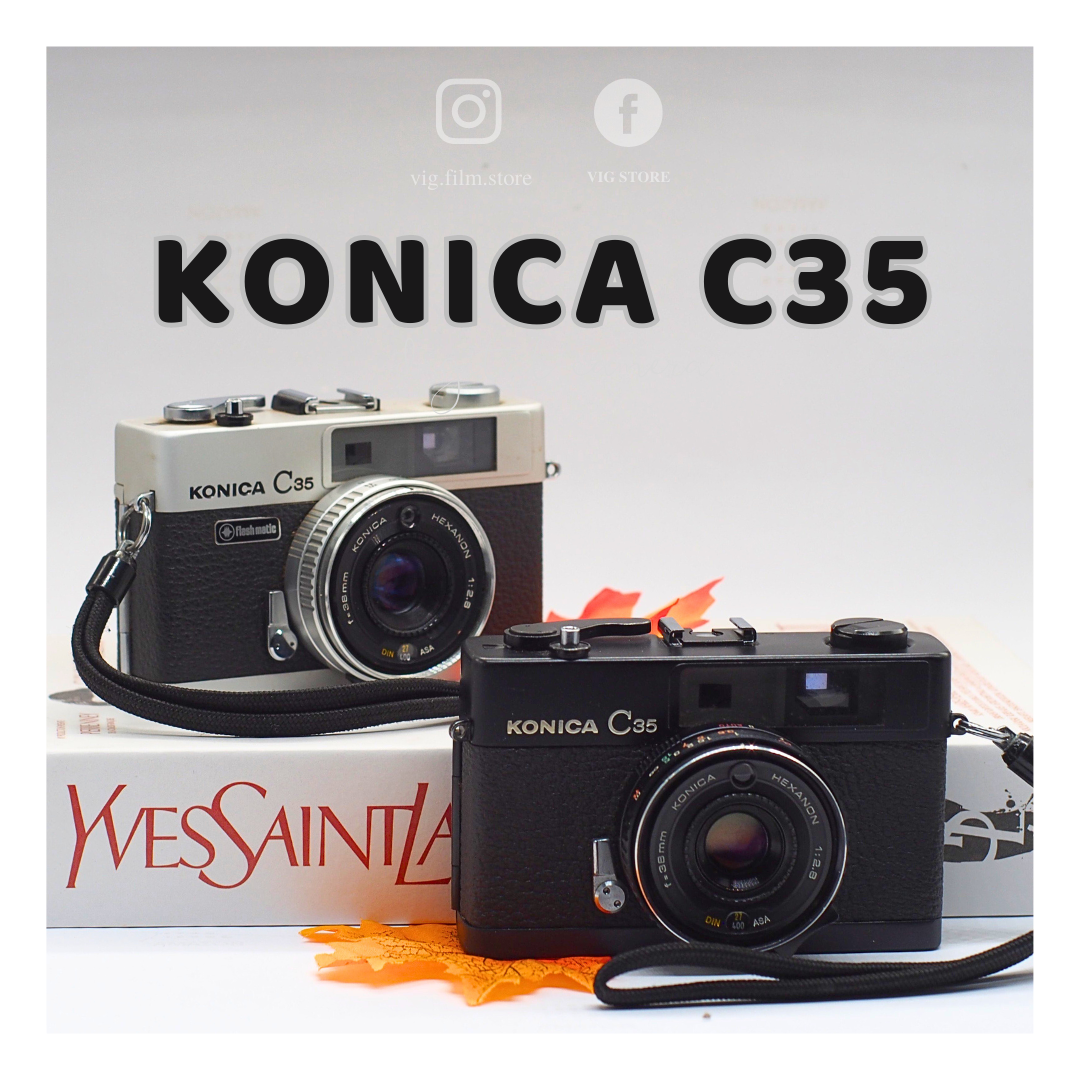 Konica C35 máy ảnh film rf