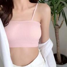 Áo Bra – Áo Lót Nữ Dạng Ống Len Gân Có Đệm Ngực Co Dãn Thoãi Mái