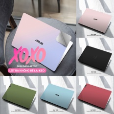 Bộ skin dán laptop mẫu Màu Trơn / Có mẫu decal dán cho tất cả các hãng máy tính