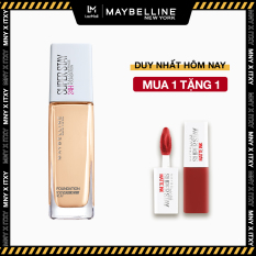 Kem Nền Che Khuyết Điểm 24H Lâu Trôi Che Phủ Cao SuperStay Full Coverage Foundation Maybelline New York 30ml