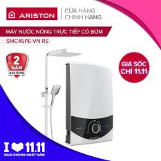 Máy nước nóng Ariston trực tiếp có bơm SMC45PE-VN RS 4500W (Tặng kèm Rainshower – Sen Đứng Cao Cấp) – Làm nóng nhanh tức thời – CHỌN DỊCH VỤ LẮP ĐẶT KÈM THEO ĐỂ ĐƯỢC HỖ TRỢ LẮP ĐẶT SẢN PHẨM TẠI NHÀ