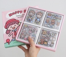 Bộ 1000 sticker dễ thương dán trang trí sổ. điện thoại. cốc , laptop .. có hộp đựng đi kèm