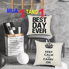 (MẪU 3) Combo 2 Vỏ Gối Tựa Lưng, Gối sofa, Gối ngủ Gia đình và Công sở (không kèm ruột gối)
