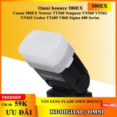 Tản sáng flash Omni bounce 580EX Neweer TT560 Yongnuo YN560 YN562 YN565 Godox TT685 V860 Sigma 600 Series