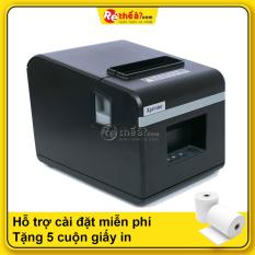 Máy in hóa đơn XPRINTER N160II KHỔ GIẤY 80mm (CỔNG GIAO TIẾP USB)- Hàng Nhập Khẩu+ tặng 3 cuộn giấy 80mm