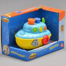 Đồ chơi tắm tàu thủy phun nước có nhạc hiệu Winfun 7106