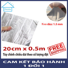 Tấm chống thấm tường 20cm DOCONU | tấm dán chống thấm mái tôn, miếng dán chống thấm ngoài trời, miếng dán siêu chống thấm, miếng dán chống thấm nhật bản, miếng dán chống thấm, miếng keo dán chống thấm [CAM KẾT BẢO HÀNH]