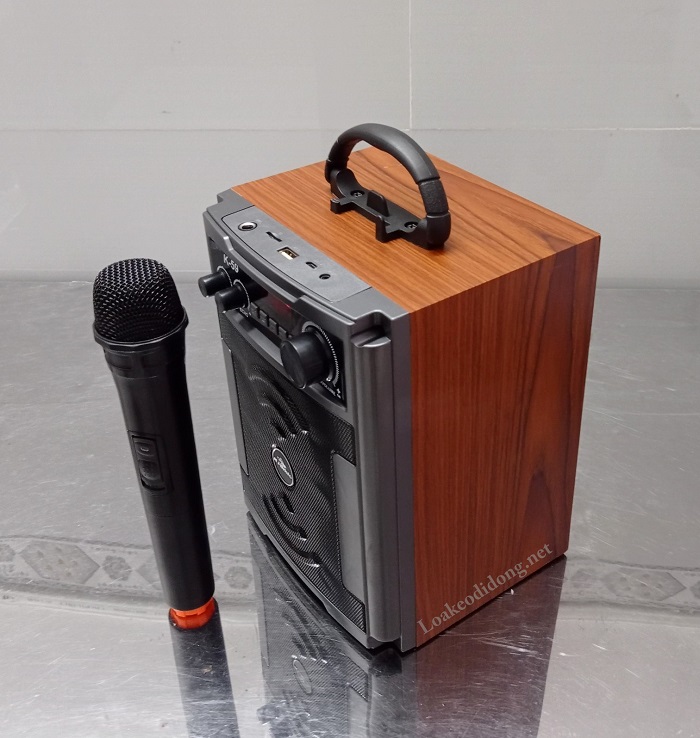 [ Mẫu mới 2021 ] Loa bluetooth karaoke, Loa kéo 1.5 tấc Kiomic K59 cao cấp + tặng kèm mic...