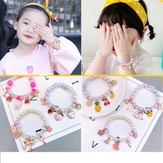 Vòng, lắc tay cho bé gái hình con vật, trái cây, trà sữa.