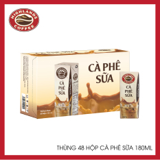 Thùng 48 hộp Cà phê Sữa Highlands Coffee Tetra pack (180ml /hộp)