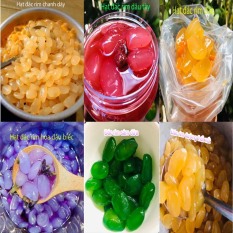 [ MÓN NGON GIẢI NHIỆT ] Hạt Đác Rim Nhà Làm Siêu Ngon – Hũ 500g, Đác Rim Chanh Dây/ Đác Rim Dâu Tây/ Đác Rim Đào/ Đác Rim Hoa Đậu Biếc/ Đác Rim Sâm Dứa/ Đác Rim Đường Thốt Nốt, Thơm Ngon, Dẻo Mềm, Màu Tự Nhiên, Vị Vừa Ăn