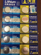 Combo 5 Viên Pin Cmos CR2032 – Pin 3V – Pin Tròn – Pin Loại Tốt cho máy tính, laptop, các thiết bị điện, đồng hồ, CMOS, Remote bluetooth