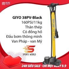 Bơm xe đạp, bơm xe gắn máy 160PSI/11KG GIYO GF-38PV – – SPORTS WORLD SHOP