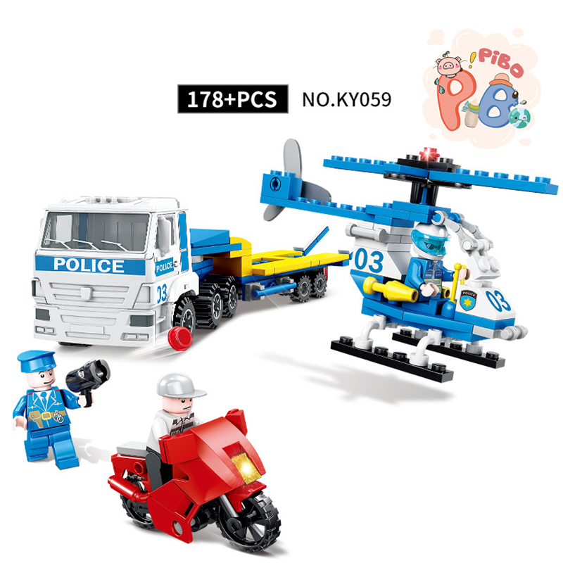Đồ Chơi Lego Lắp Ráp Lắp Ghép Cảnh Sát - Quân Sự - 150-700 Chi Tiết - PiBo - T2