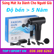Máy mát xa massage đa năng cầm tay Fascial Gun Phoenix thế hệ mới – Tặng kèm 04 đầu mát xa – Thiết bị mát xa cao cấp – Bảo hành 2 năm