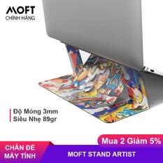 Đế Nâng Tản Nhiệt, Di Động Chân Đế Cho Macbook Siêu Mỏng Moft Stand x DesignNest | Artist Edition |