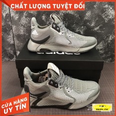 (FREESHIP) (SALE ĐẬM NHẤT NĂM) Giày thể thao ALPHABOUNCE Instinct M 2020 xám xanh dành cho nam nữ năng động dạo phố