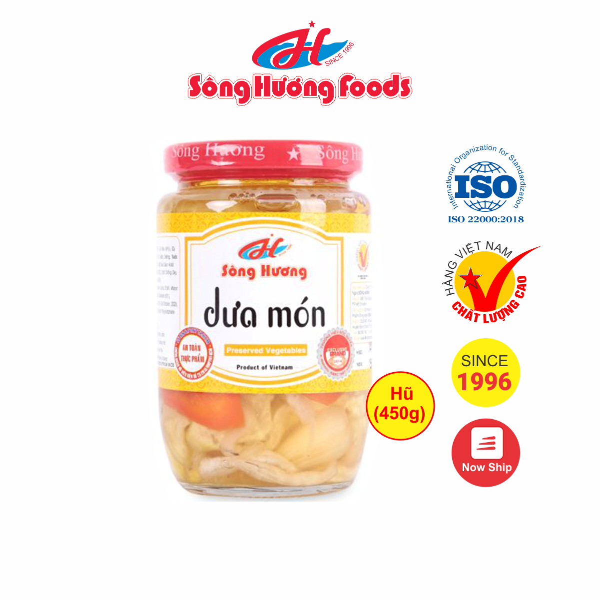 Dưa Món Sông Hương Foods Hũ 450g