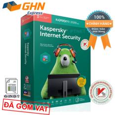 Phần mềm Kaspersky Internet Security KIS 3PC box phân phối bởi Nam Trường Sơn, bảo mật cao cấp, 3 máy tính hoặc mobile (Màu xanh lá đỏ – Green and Red)