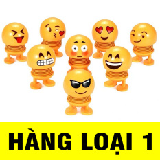 Emoji lò xo, Thú nhún Emoji con lắc lò xo – Loại 1, Lò xo gài, Không cần dán keo