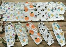 Set 5 bộ dài in hình nút vai siêu đẹp 4-14kg totokids (size 2-6)