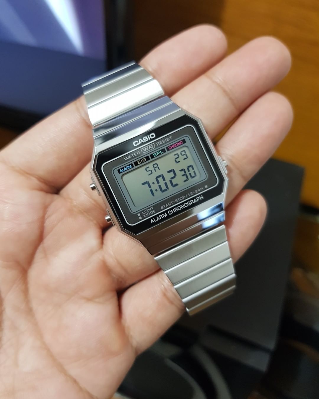 Đồng hồ Casio Nam A700W-1A bảo hành chính hãng 1 năm - Pin trọn đời