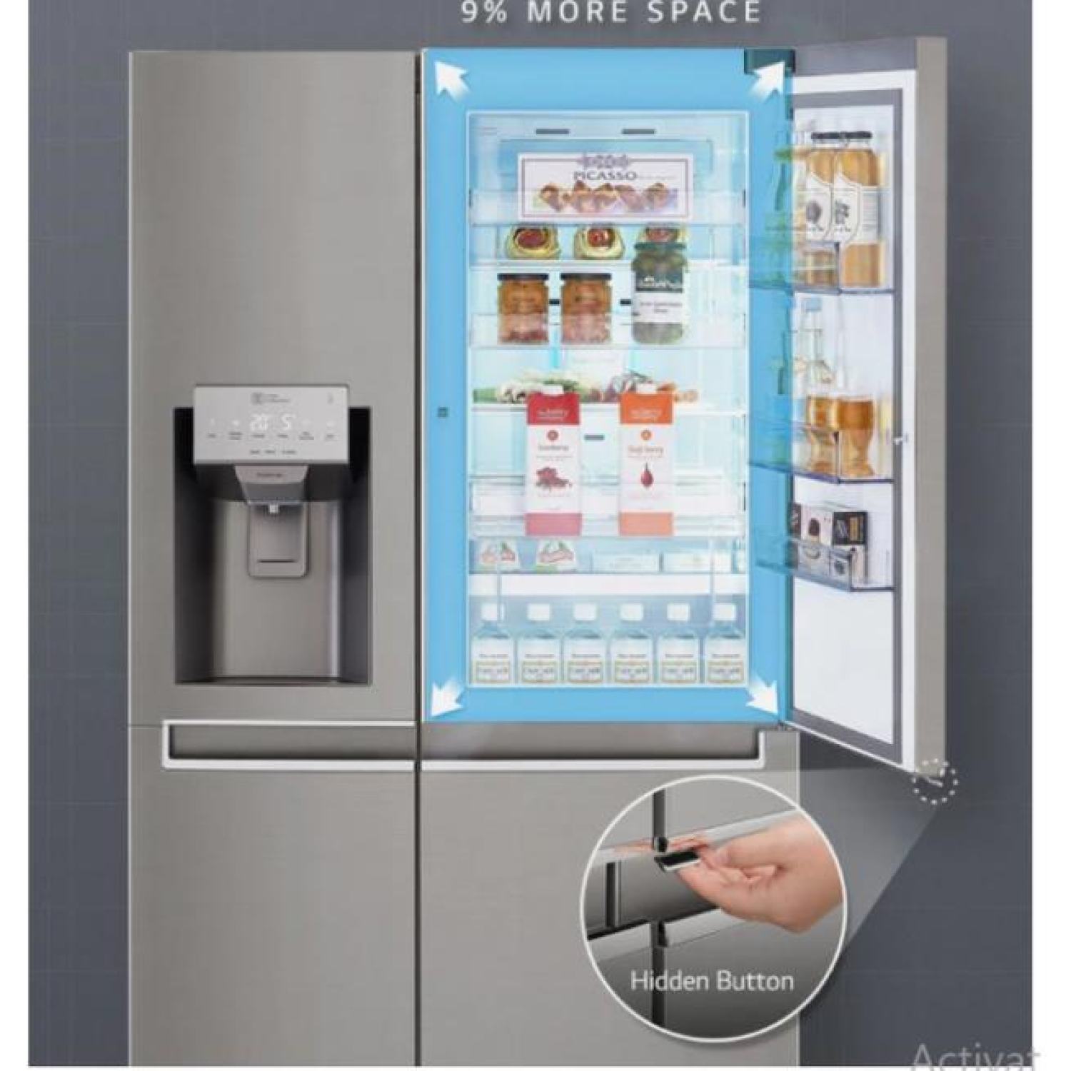 Tủ Lạnh LG < Giá rẻ > GR-P247JS Tủ lạnh LG Inverter 668 Lit GR-P247JS < Bảo hành 24 tháng...