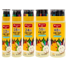 Hộp bút chì màu cao cấp PENSING 36 màu hộp ống bìa cứng