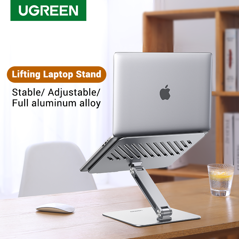 UGREEN Lifting Notebook Stand Compatible for iPad Air, iPad Pro, Mackbook M1, Adjustable Full Aluminum Alloy Tablet Holder for Huawei...