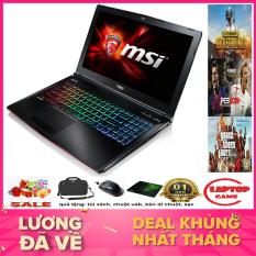 QUÁI VẬT GAME MSI GE62 6QF Core i7-6700HQ/ RAM 8G/ SSD128+ 500G/ GTX 970 3G/ Màn 15.6 inch Full HD 1080 tấm nền IPS/ Phím 7 Màu RGB