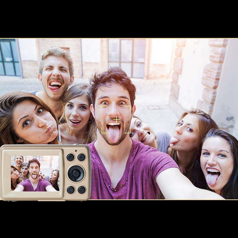 Digital Camera,Portable Cameras 16 Million HD Pixel Compact Home Digital Camera for Kids Teens Seniors