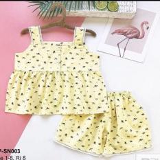 Bộ bé gái sat nách siêu dễ thương