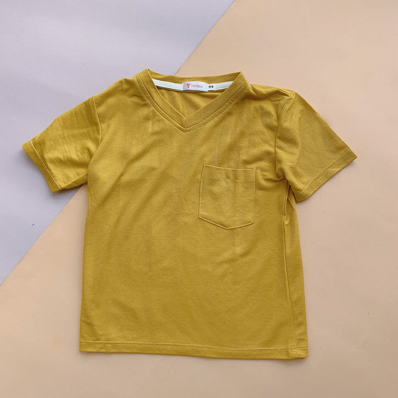TANOSA KIDS ÁO THUN CỔ TIM CHO BÉ TỪ 10-25KG