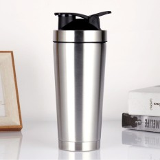 Bình Lắc Shaker Inox, Bình Đựng Nước Tập Gym, Du Lịch – Kèm Bóng Lò Xo Lắc