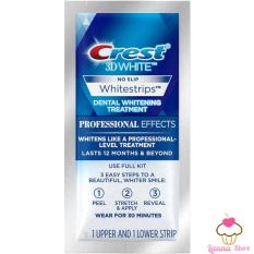 Miếng dán trắng răng Crest 3D White loại Professional Effects- Mỹ