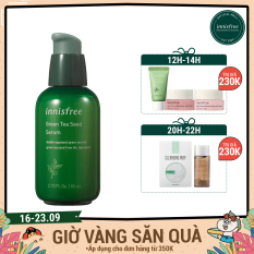 Tinh chất dưỡng ẩm cô đặc trà xanh và dầu hạt trà xanh tươi innisfree chính hãng The Green Tea Seed Serum 80ml – NEW