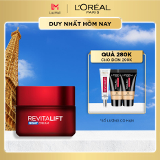 Kem dưỡng săn chắc da và giảm nếp nhăn L’Oreal Paris Revitalift ban đêm 50ml (kem đêm)