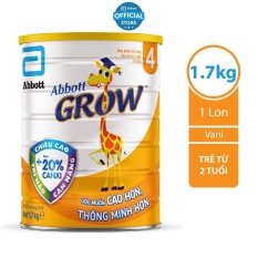 Sữa Bột Abbott Grow 4 lon 1,7kg