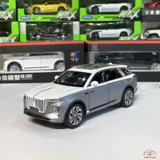 Mô hình xe ô tô hợp kim Hongqi E-HS9 tỉ lệ 1:24 Carshop hãng Chezhi 3 màu