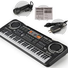Đàn Piano 61 Phím Cho Bé Tặng Kèm Sạc Và Mic