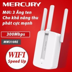 [HÀNG CHÍNH HÃNG] Bộ Kích Sóng Wifi 3 Râu Mercury Cực Mạnh MW310RE – 300Mbps (Cắm Trực Tiếp Vào Ổ Điện)