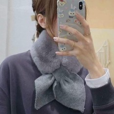KHĂN LÔNG THỎ KHĂN QUÀNG CỔ SIÊU MỀM MỊN,ẤM ÁP THẮT NƠ DỄ DÀNG