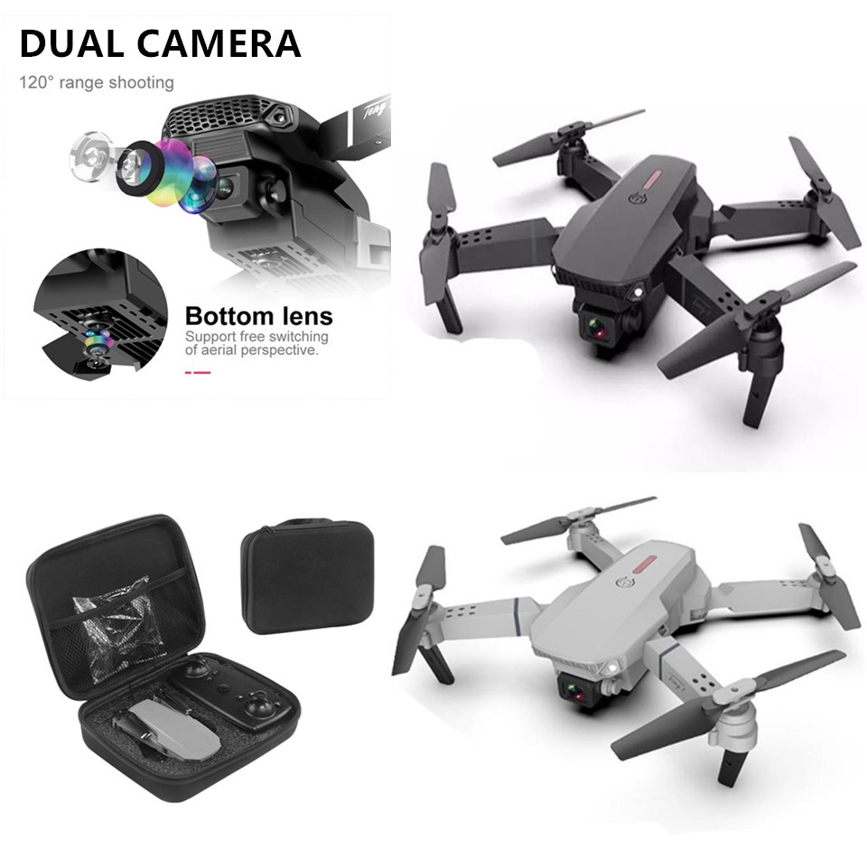 [SWTOYSVN] Flycam E88 Pro Mini Teng 1 Thế Hệ Mới 2020, Camera 4K/720MP, Góc Quay Rộng, Gấp Gọn Thông Minh
