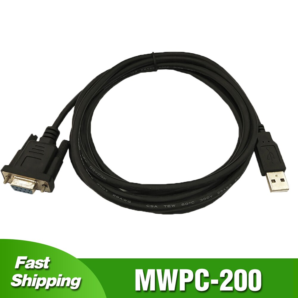 Cáp Nối Tiếp USB Sang RS232 PLC Dòng MWPC-200 Cáp Lập Trình Cho Vigor VH VB M VB2 VB1 VB0...
