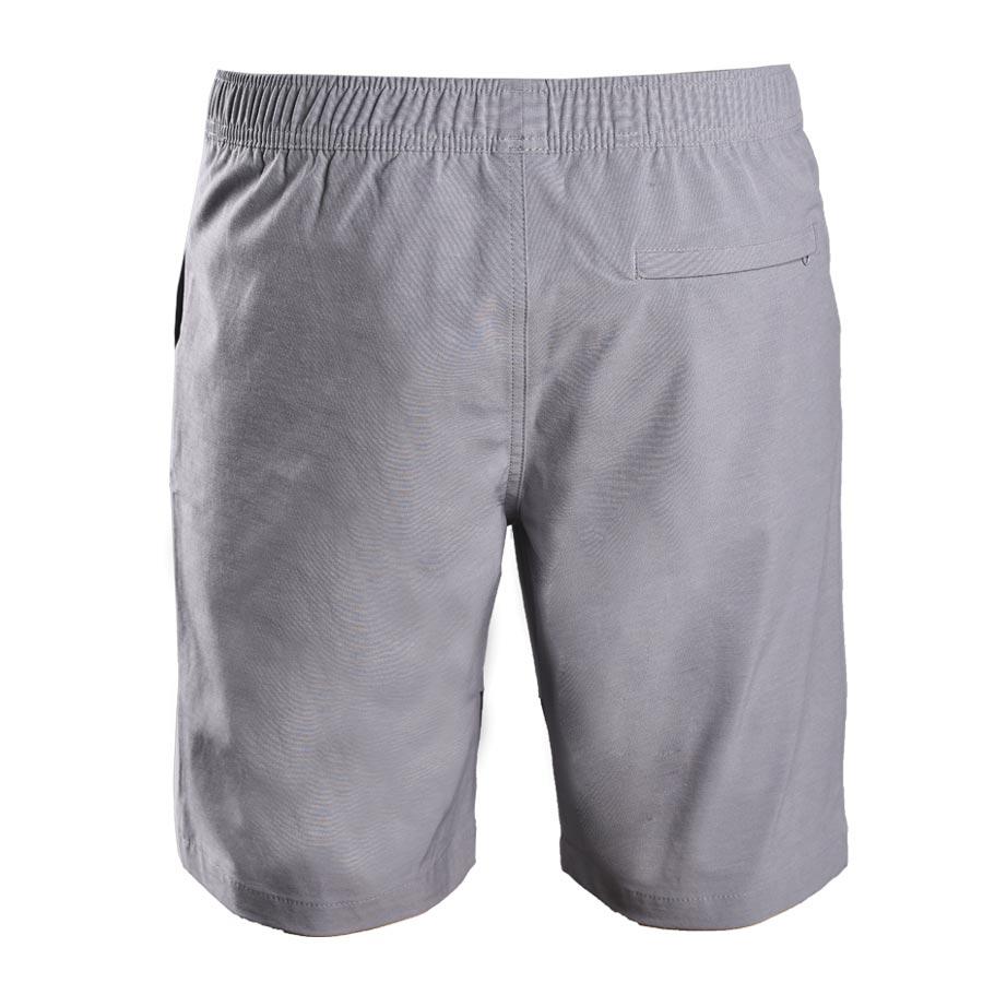 Quần short thể thao nam quần đùi thun nam polyester cao cấp Breli - BQS9011-1M-SLE (Trắng xám)