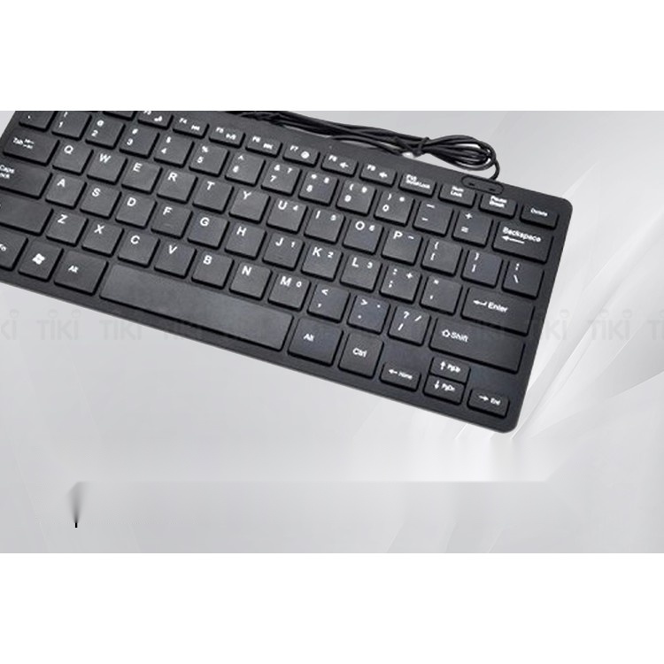 [HCM]Bàn phím máy tính mini K1000/868 có dây (đen)