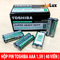 Hộp Pin AAA TOSHIBA 1.5V ( 40 Viên ) – Pin 3A , Pin Tiểu Nhỏ, Pin Đũa, Dùng Cho Remote Máy Lạnh(tv), Đồ Chơi, Đồ Dùng Điện Năng Lượng ( Shop Có Bán Pin Sạc )
